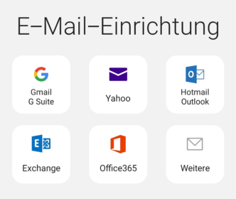 Atmail-Mail-Adresse bei Android einrichten