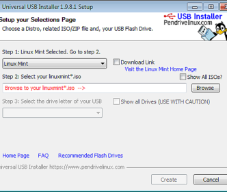 Universal USB Installer für Linux